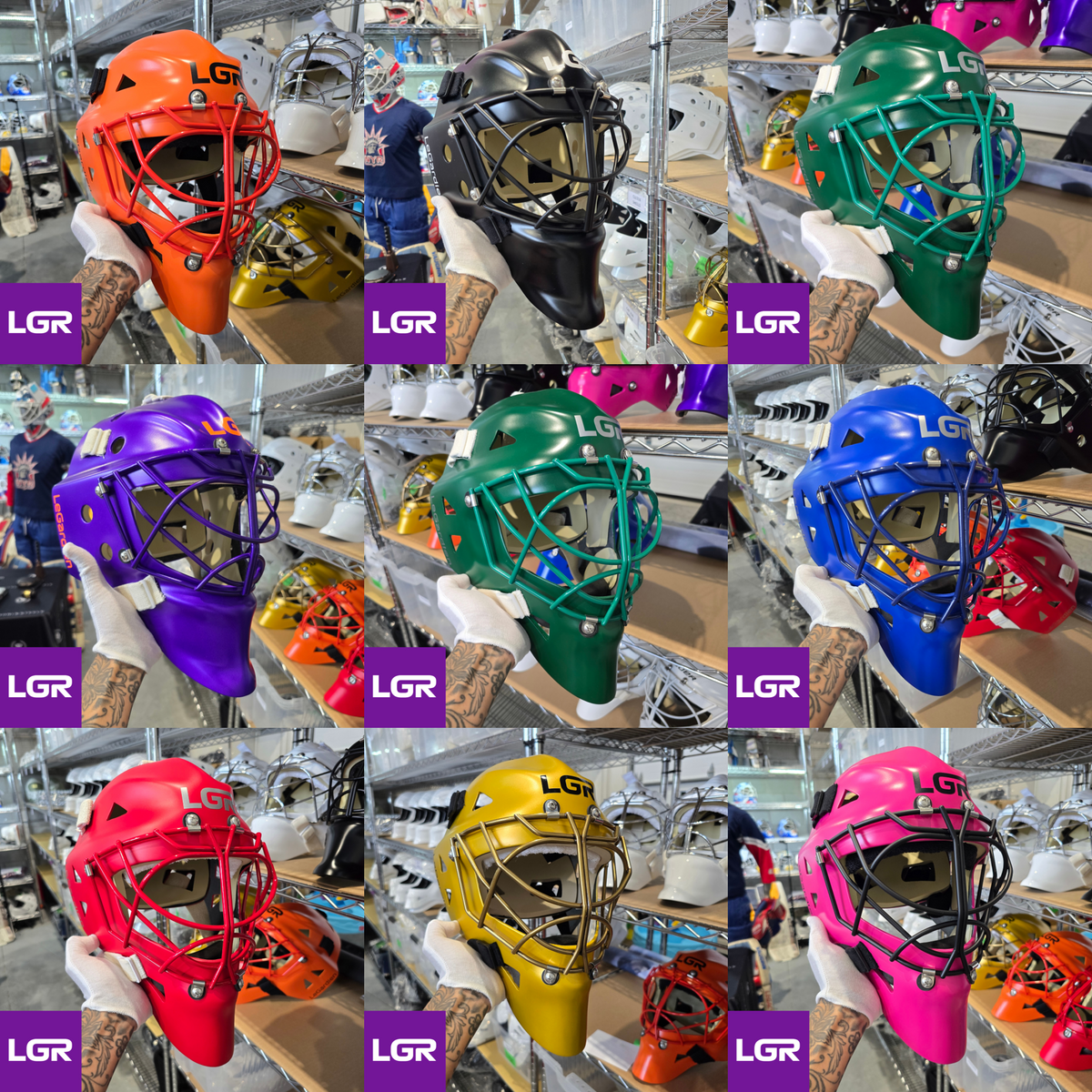 CUSTOM COLOR: PREMIUM GOALIE MASK PAINT ADD-ON – LGR LeGARDIEN SPORTS