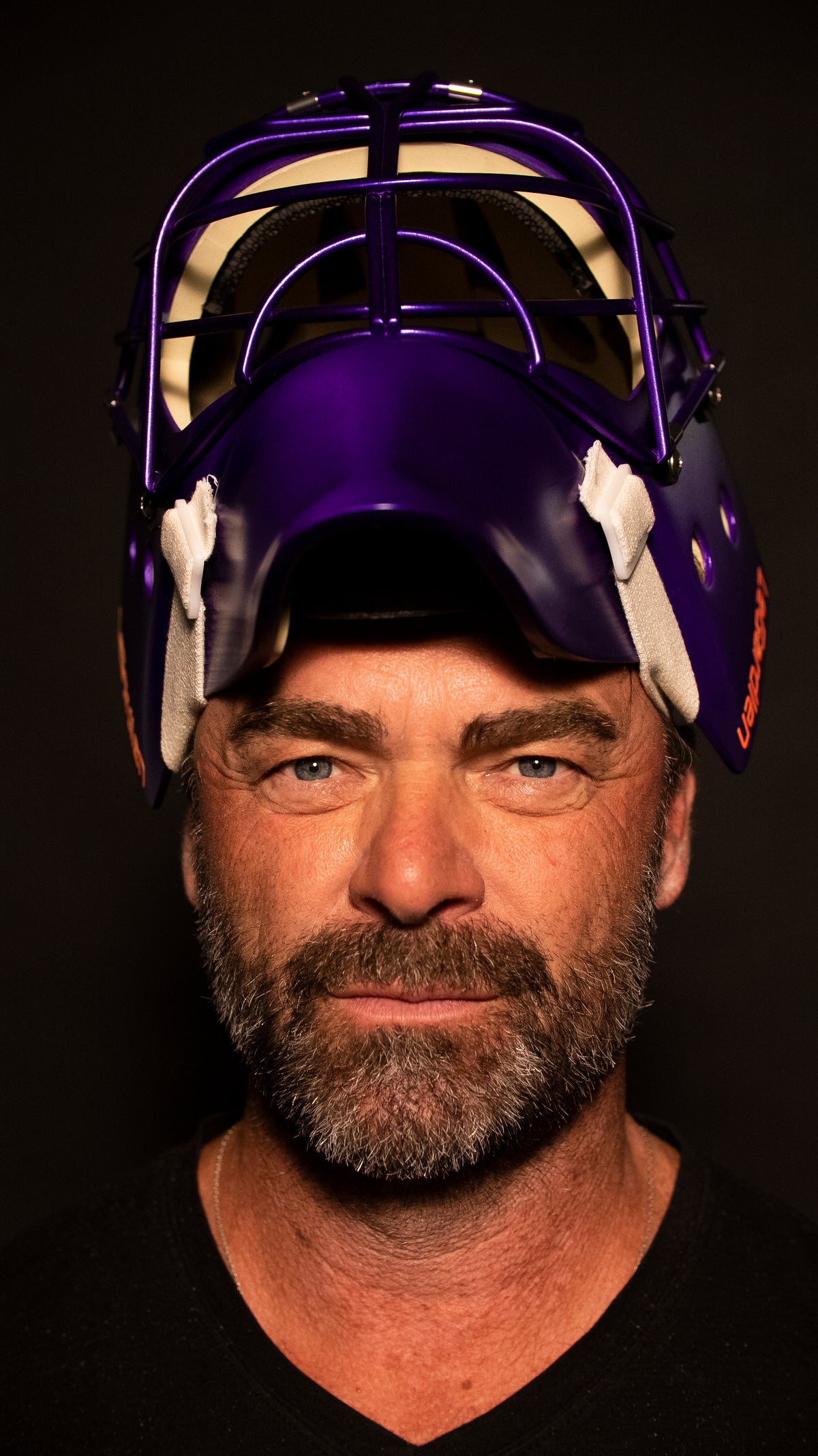 Curtis Joseph wearing an LGR goalie mask